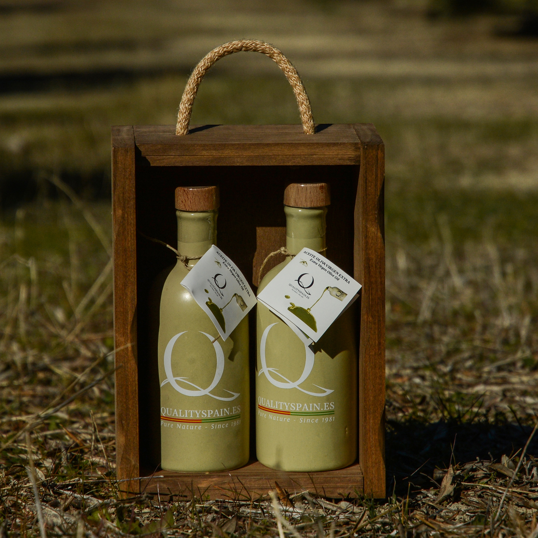 ESTUCHE REGALO CERÁMICA (2Undsx300ml) AOVE COSECHA TEMPRANA (Caja 6 Unds)